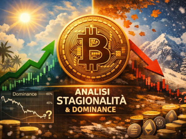 Bitcoin: debolezza strutturale e dominance in&nbsp;sofferenza
